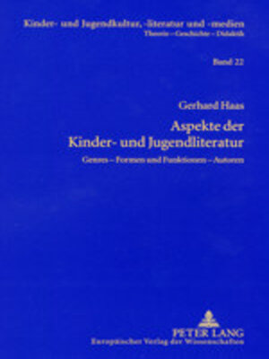 cover image of Aspekte der Kinder- und Jugendliteratur